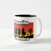 Vintag Rio Rancho New Mexico Zweifarbige Tasse (VorderseiteRechts)