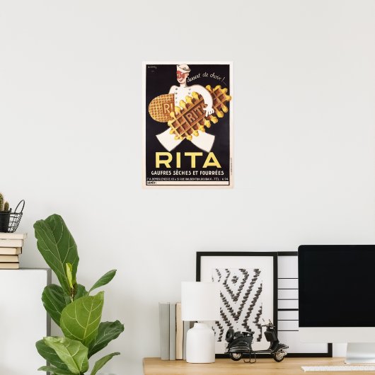Vintag Rita Biscuit Poster (Heimbüro)