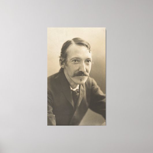 Vintag Robert Louis Stevenson Foto Portrait Leinwanddruck (Vorderseite)