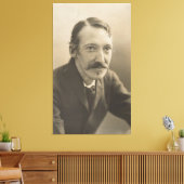 Vintag Robert Louis Stevenson Foto Portrait Leinwanddruck (Insitu (Wohnzimmer))