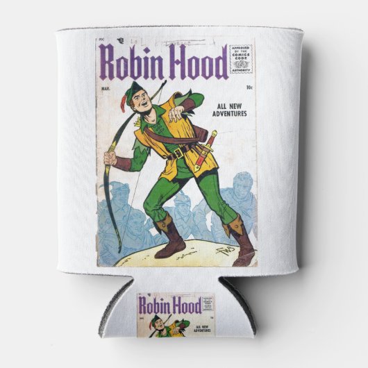 Vintag Robin Hood - Superhero - Super-Comic Dosenkühler (Vorderseite)