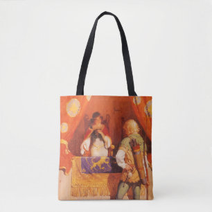 Vintag Robin Hood trifft Maid Marian von NC Wyeth Tasche
