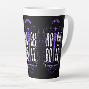 Vintag Rock & Roll Lila Milchtasse