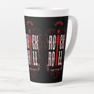 Vintag Rock & Roll Red Milchtasse
