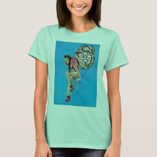 Vintag Rockabilly Fairy Krawatte Färbung Frauen T T-Shirt