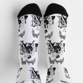 Vintag Rockabilly Guitar Sound Socken (Oben)