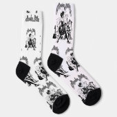 Vintag Rockabilly Guitar Sound Socken (Rechts)