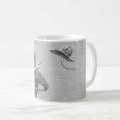 Vintag Rodeo Cowboys, Bucking Bronco von Remington Kaffeetasse (VorderseiteRechts)