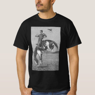 Vintag Rodeo Cowboys, Bucking Bronco von Remington T-Shirt