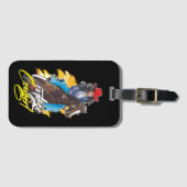 Vintag Rodeo Girl Classic Gepäckanhänger (Vorderseite (Horizontal))