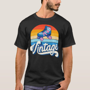 Vintag Roller Skate Skaten 80er Disco Roller Sk T-Shirt