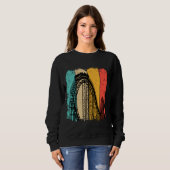 Vintag Roller Untersetzer Retro Vergnügungspark Mä Sweatshirt (Vorne ganz)