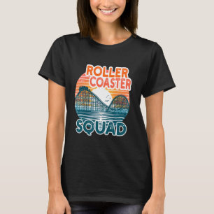 Vintag Rollercoaster Squad Roller Untersetzer Love T-Shirt