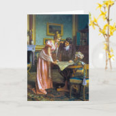 Vintag-Romance-Grußkarte Karte (Gelbe Blume)