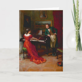 Vintag-Romance-Grußkarte Karte