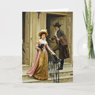 Vintag-Romance-Grußkarte Karte