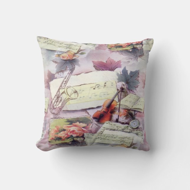 Vintag Romance Pillow Kissen (Vorderseite)