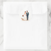 Vintag Romance Wedding Stickers (Tasche)