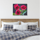 Vintag Romance Wrapped Canvas Leinwanddruck (Insitu (Schlafzimmer))