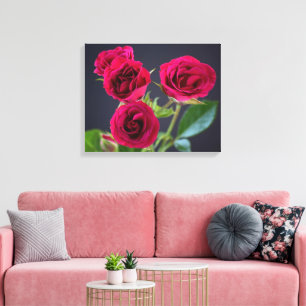 Vintag Romance Wrapped Canvas Leinwanddruck