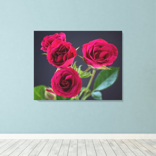 Vintag Romance Wrapped Canvas Leinwanddruck (Insitu (Holzboden))