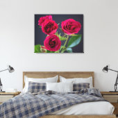 Vintag Romance Wrapped Canvas Leinwanddruck (Insitu (Schlafzimmer))