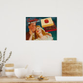 Vintag romantische La Grande Duchesse Chocolate Poster (Küche)
