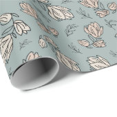 Vintag Romantische Muster floral Geschenkpapier (Rolleneckpunkt)