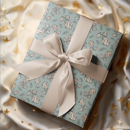 Vintag Romantische Muster floral Geschenkpapier