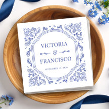 Vintag Romantischer Floral Cocktail Napkin