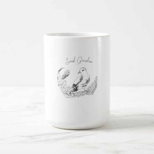 Vintag Romantischer Garten - Elegante Küche Minima Kaffeetasse (Mittel)