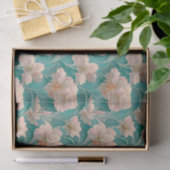 Vintag-romantisches Blumendesign Seidenpapier (Geschenk)