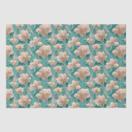 Vintag-romantisches Blumendesign Seidenpapier