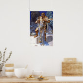 Vintag-Romantisches Paar Anthony und Cleopatra Kis Poster (Küche)