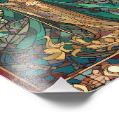 Vintag-römisch-katholisches GlaubensInfoplakat Fotodruck (Ecke)