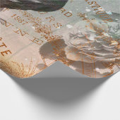 Vintag Rooster Ephemera Decoupage Geschenkpapier (Ecke)