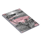 Vintag rosa Auto Notizblock (Rechte Seite)