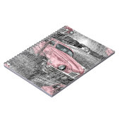 Vintag rosa Auto Notizblock (Linke Seite)
