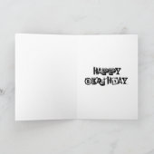 Vintag rosa Bird Karte (Innenseite)