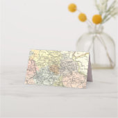 Vintag Rosa Bläsernbahn Karte Abenteuerdusche (Rückseite)