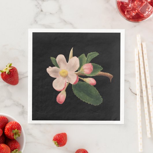 Vintag rosa Blossom Serviette (Beispiel)