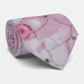 Vintag rosa Blüte Krawatte (Gerollt)
