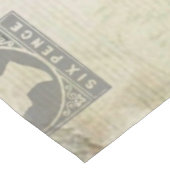 Vintag rosa Blüte Tischdecke (Schrägansicht)