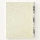 Vintag Rosa Collina Notizblock (Rückseite)