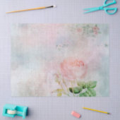 Vintag Rosa-Dekoupage Seidenpapier (Basteln)