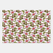 Vintag rosa Farbe Geschenkpapier Set (Vorderseite 2)