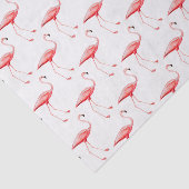 Vintag rosa Flamingo #3 Tissue Paper Seidenpapier (Ausschnitt)