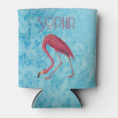 Vintag rosa Flamingo Dosenkühler (Vorderseite)