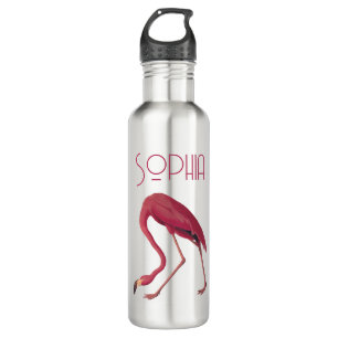 Vintag rosa Flamingo Edelstahlflasche