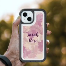 Vintag-rosa-Floral Name Defender Serie XT
